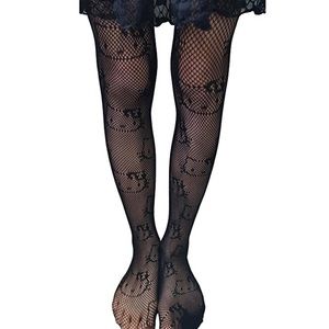 Hello Kitty Girls Fishnet Mesh Tights 